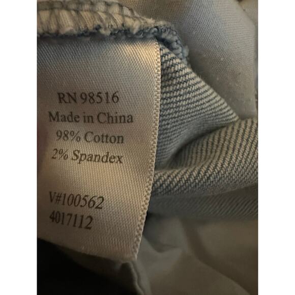 Coldwater Creek Light Wash High Rise Wide Leg Denim Jeans, Plus Size 16, Women's - Picture 7 of 7